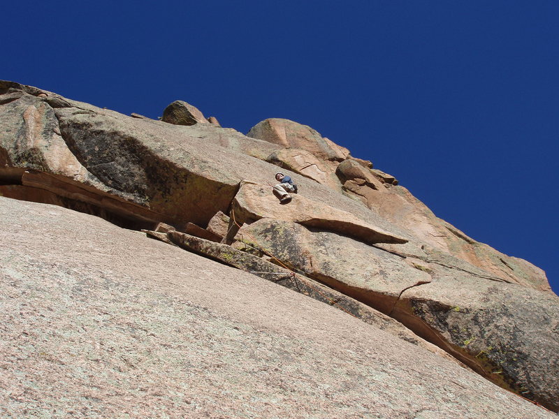 The possibility of riding the third belay ledge to the car is the "R" part.