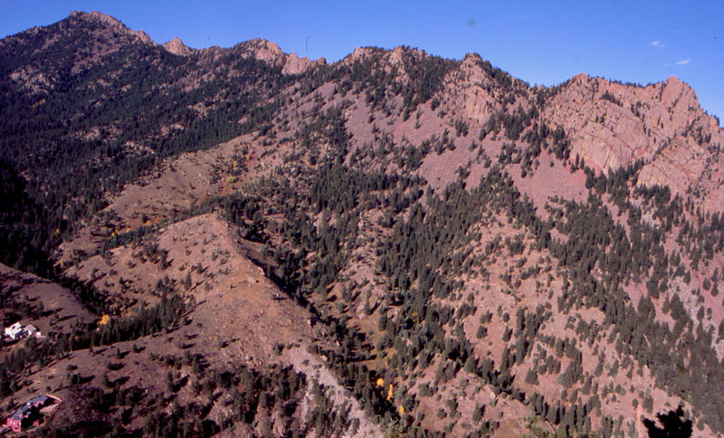 Rincon Wall up to Sobo Buttress, Land of Plenty.