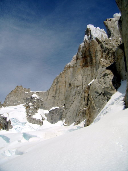 Approach to Cerro Torre.  Jan 2009