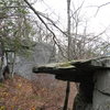 cool roof mantle problems in the foreground. In the background are nice vertical faces and a rad highball arete