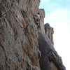 Climing in Big Bear, CA.