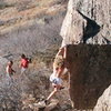 Foot work that made Horsetooth famous.