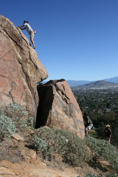 Agina, Al and Nate in the Accomazzo Boulders.