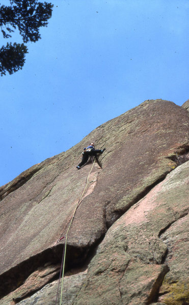 Great crack climbing at Turkey Rock Colorado. Too Much Crack