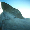 El Cap. The Nose, approaching the Great roof. Yosemite