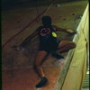 The 1st indoor climbing competition in Boulder, at CATS indoor climbing gym, circa late 1987.