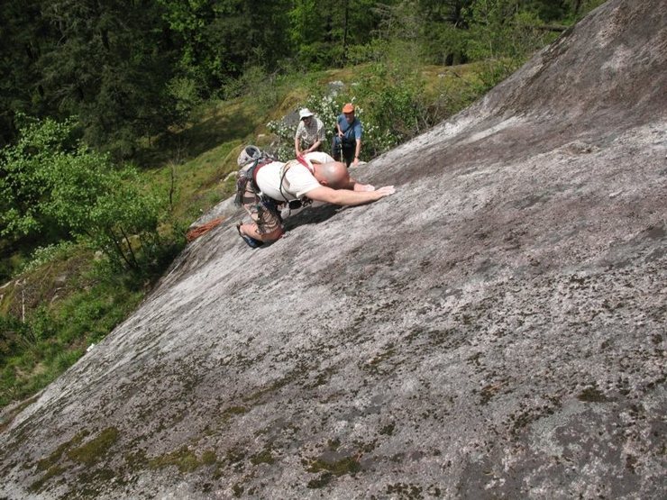 Jesse M on Dead Soles with Graham and Simon at the base.