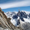 Cerro Torre, Torre Egger, Punta Huron, and Cerro Standhardt from De La 'S'.  Dec 31st. 2008.