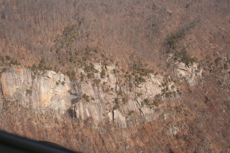 aerial of Hanging Chain area