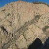 The Shield, Sandia Mountains, NM.  Composite image, taken from the top of the Prow, 2/6/09.