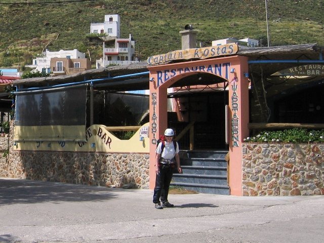Restaurant on Kalymnos.