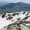 Looking towards Idaho's City of Rocks from the summit of Mount Harrison.  There is a road to the top, but we hiked it because of snow closure.