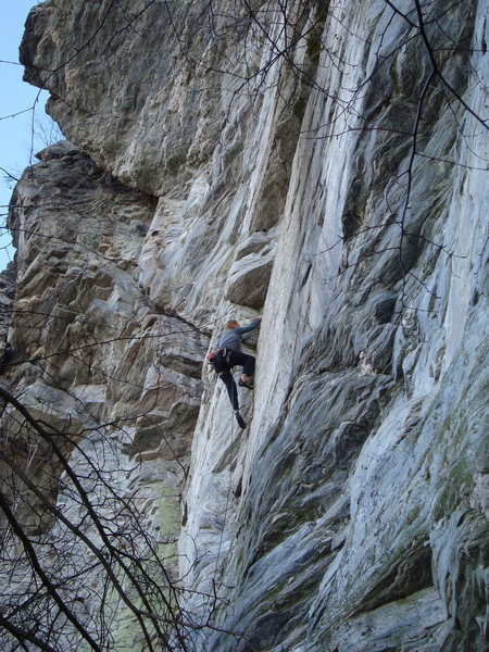 almost out of the lower crux