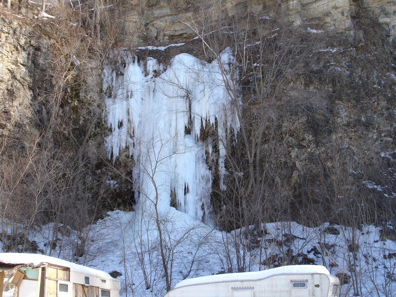 Dennis's quarry- Wyalusing Feb7th, 2009.  "The Monster".