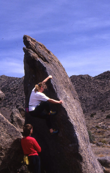 Casual spot. Open space Boulders Albuquerque NM.