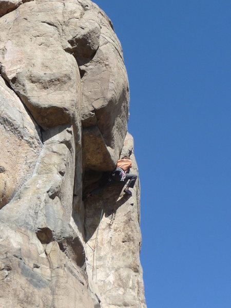 Joe pulling the final roof.