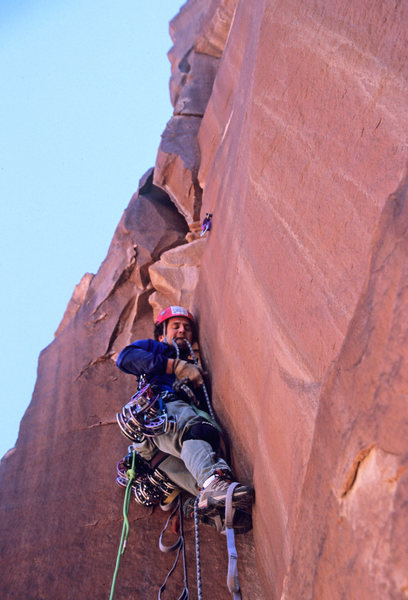 John starting the second pitch in his top steps.