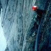 Dan Brennan from the top of the Red Wall.  1997?