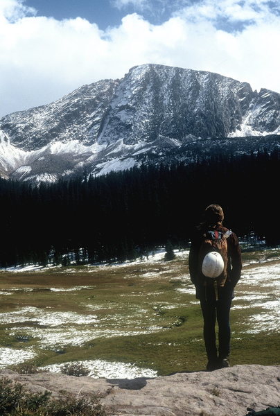 Mt. Snowdon.  Bob, Alan, and Bret. San Juans Colorado.  1994?