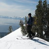 Touring above North Lake Tahoe.