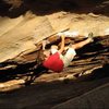 Messing around on Wheel Of Life, in the Grampians