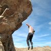 Falling off Psyche (V4), Joshua Tree NP