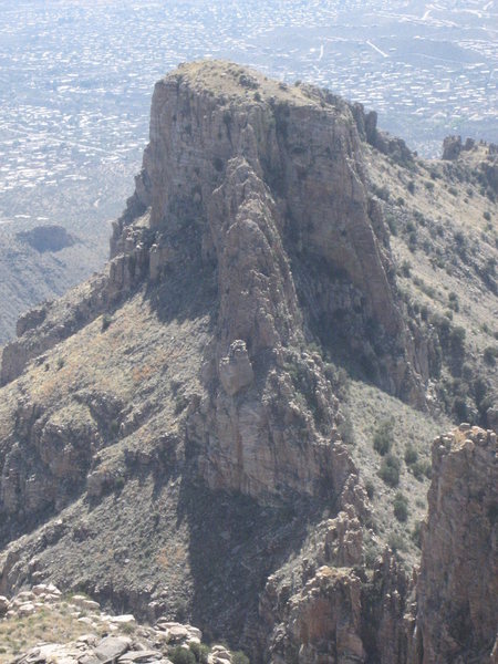 Ridges looking south from Thimble Peak.