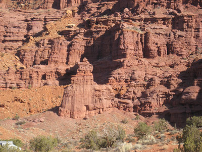 Dunce Rock from the campground.