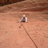 Bill Weiss just below the crux.