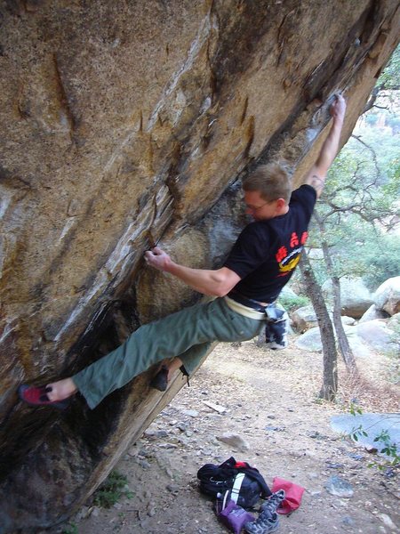 North Face of Firepit Rock V8-10