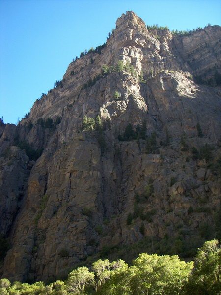 The International Buttress in Glenwood Canyon.