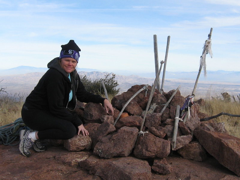 Kimberly at the summit