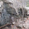 The Slicksides Pit, from above.