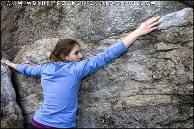 Sarah on the Tarantula Traverse