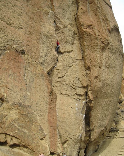 John high on the killer crack testpiece of Wartley's Revenge.