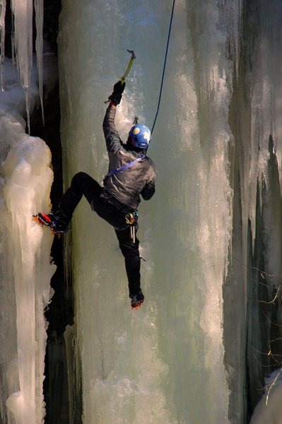 Getting Showered late in the season on the large pillar at the Pool