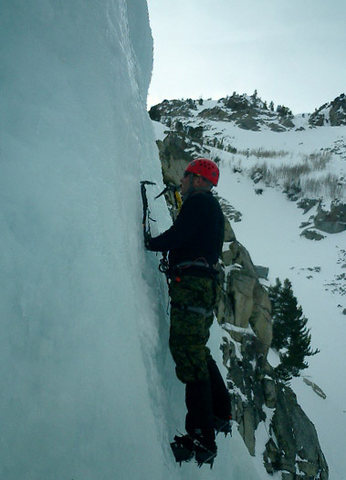 Ice Climbing in Lee Vining