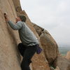 Me working the crimps on the Left Trangle