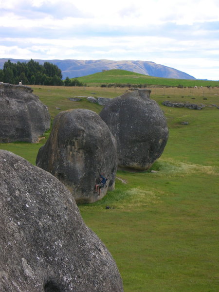 Elephant Rocks.  Super cool area worth stopping by for an afternoon of climbing if you are driving by.