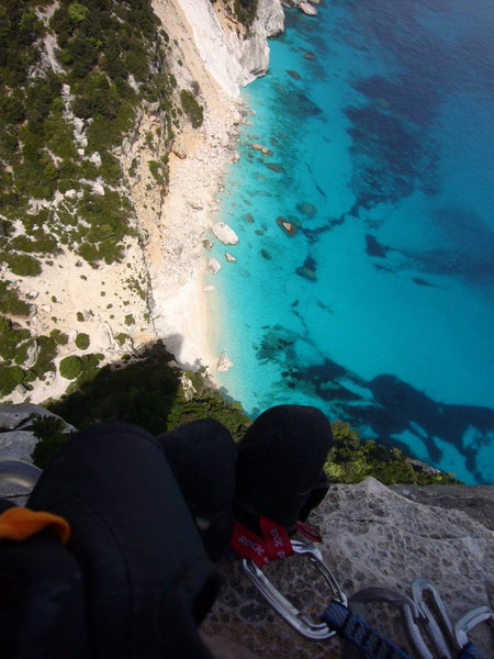 View from top of Aguglia towers, Cala Golorize/Sardegna