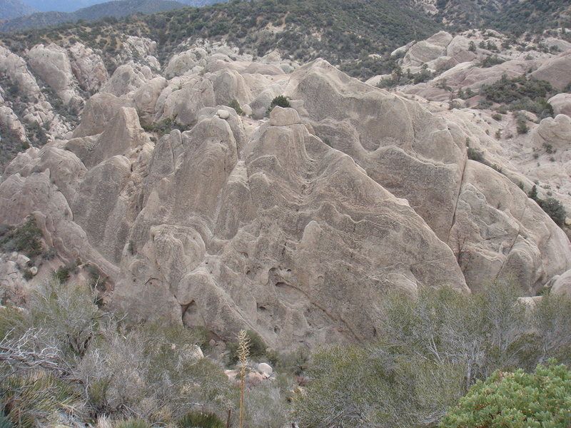 VD wall from the lookout.