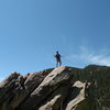 My dad on the First Flatiron.