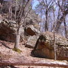 Some of the boulders in the Rock Garden.