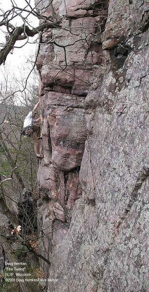 Nice and steep.  Photo by Dave Nelson.