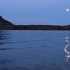 Moonrise in the east.  From the boat landing.  April 09.