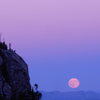 Teton moonrise.