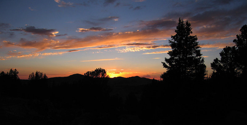 Wind River Sunset - Geike Plateau