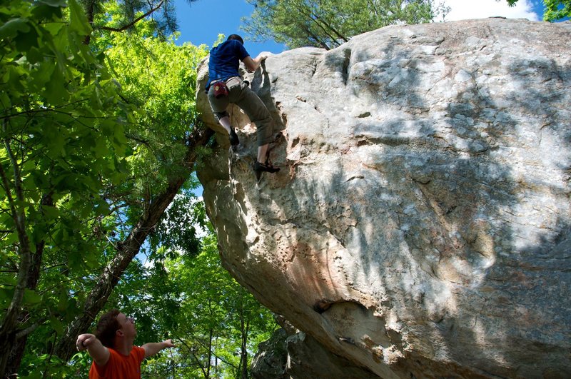 Jeff topping out RTYD.