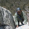 Taquitz - Fingertrip Agina getting to Lunch Ledge.