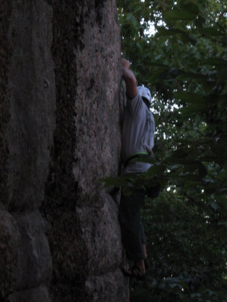 Jon Garlough on an ascent of Devil Man 5.11d